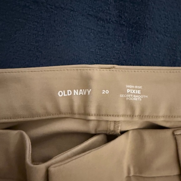 Old Navy Size 20 High-Waisted Pixie Skinny Ankle Pants Mocha Taffy Nee With Tags - Picture 6 of 9